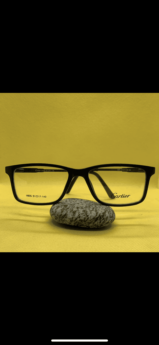 Bold Square Thick Eye Glasses Frame for Men – Professional Structured Frame with Luxury Metallic Temples thumbnail 4