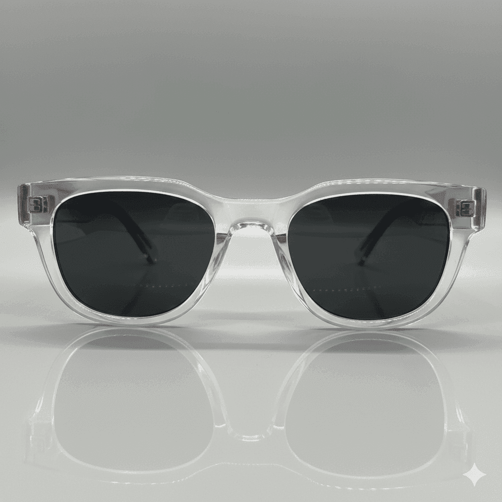 Cat Eye Transparent Sunglasses for Women – Stylish Clear Frame Shades