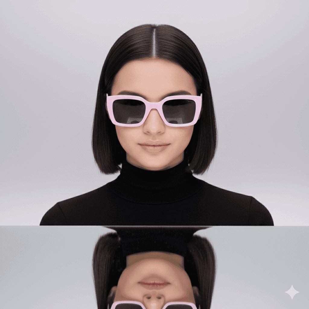 Celine White Sunglasses with Gradient Lenses – Luxury Designer Eyewear thumbnail 4
