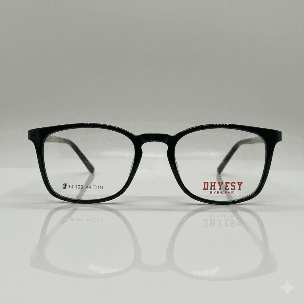 Children’s Square Black Eyeglass Frame – Lightweight & Comfortable Kids Glasses