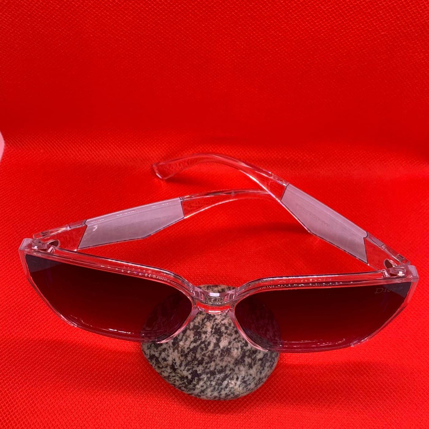Dior Transparent Cat Eye Sunglasses for Women – Gradient Shade Luxury Eyewear thumbnail 3