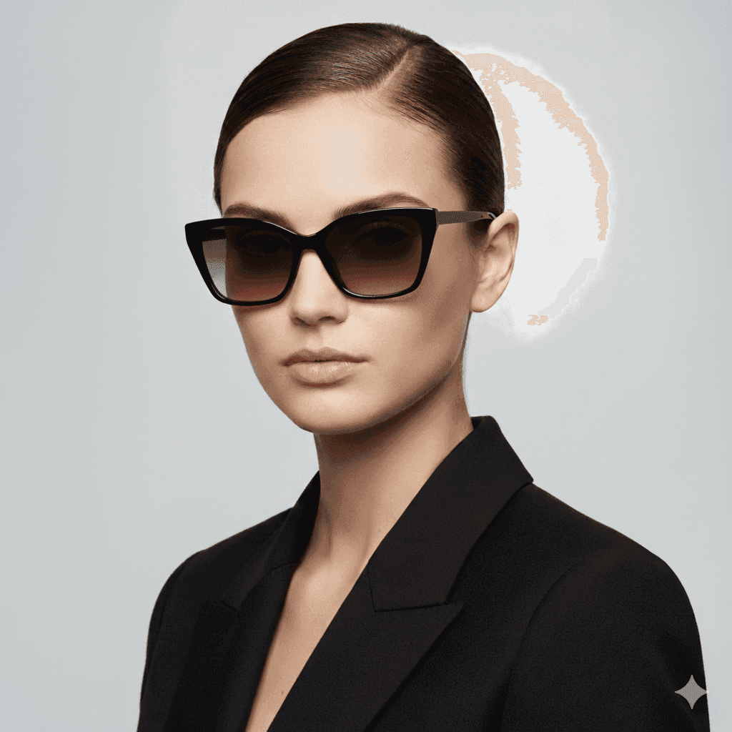 Dolce & Gabbana Classic Cat Eye Sunglasses for Women – Gradient Lens Luxury Eyewear thumbnail 4