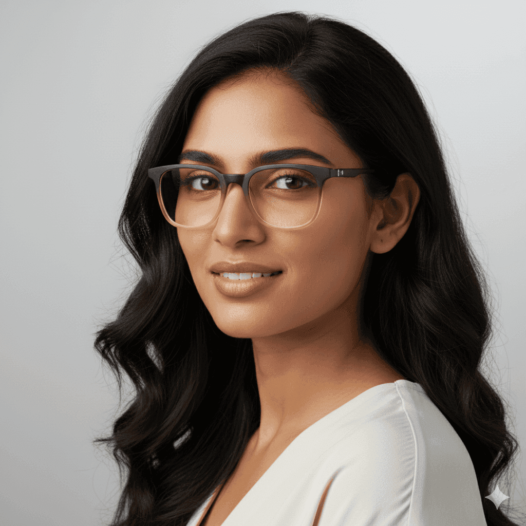 Gradient Wafer Shape Frame – Stylish Unisex Eyewear thumbnail 4