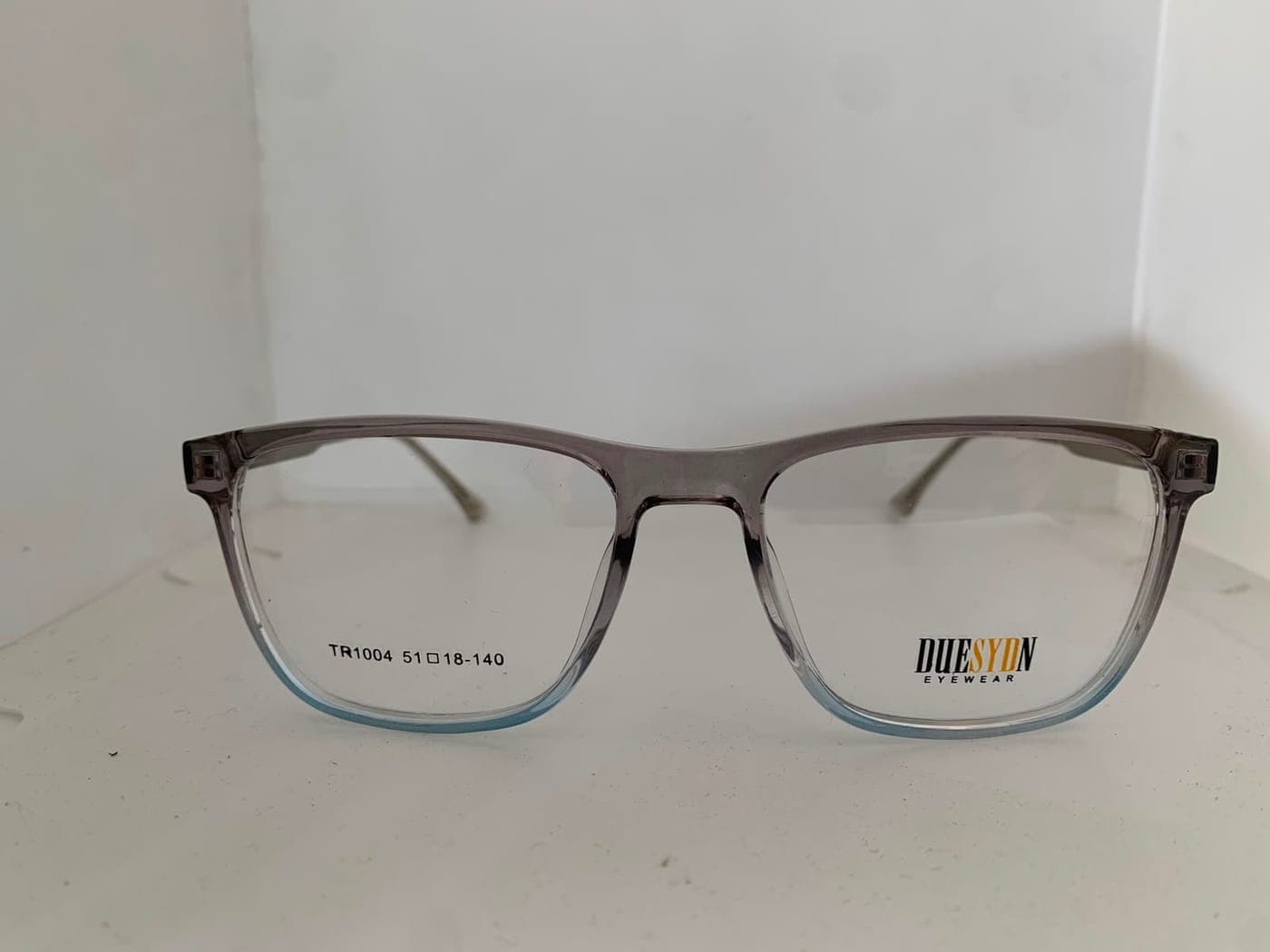 Grey Blue Gradient Square Frame Eyeglasses in Pakistan thumbnail 3
