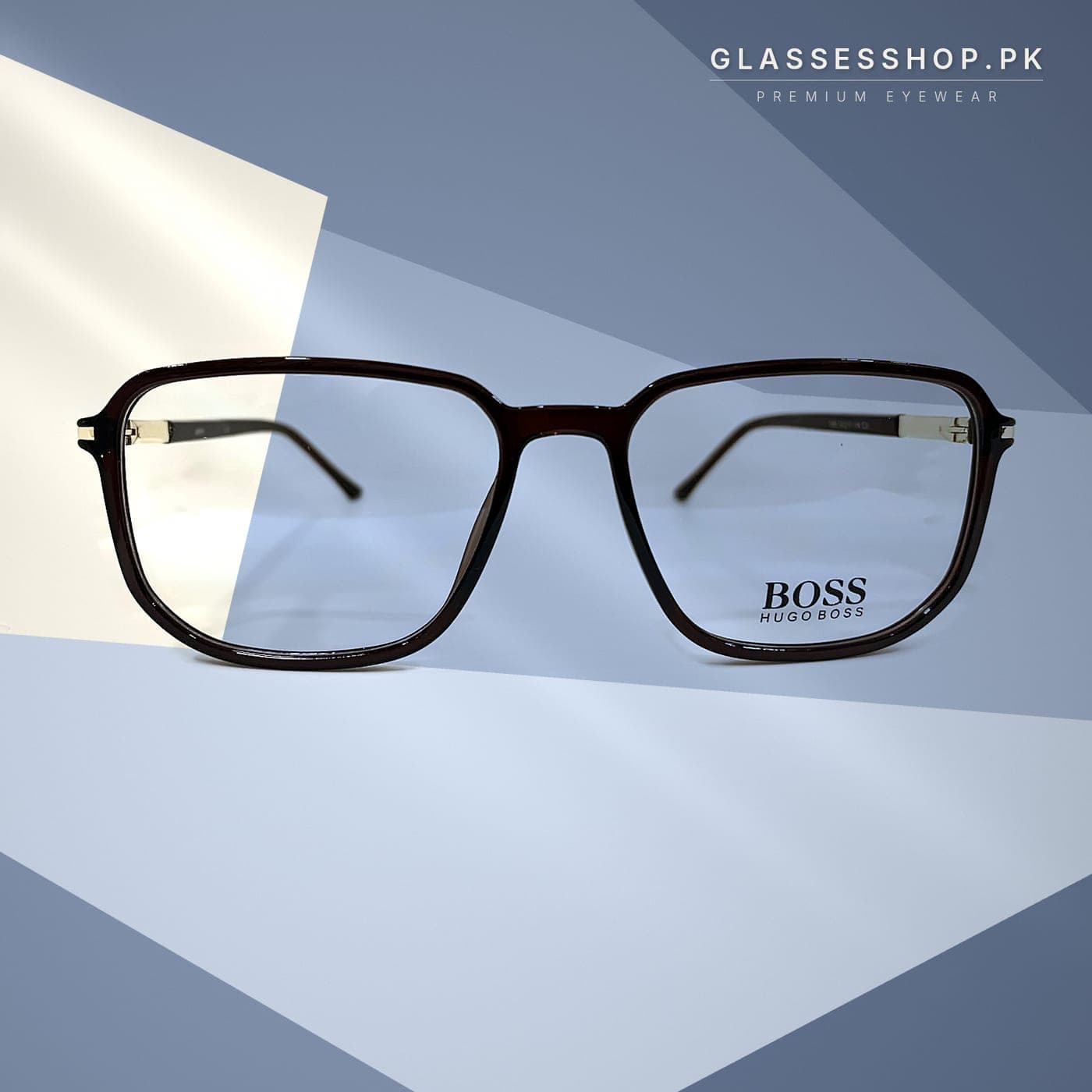 Hugo Boss Brown Square Eyeglasses in Pakistan