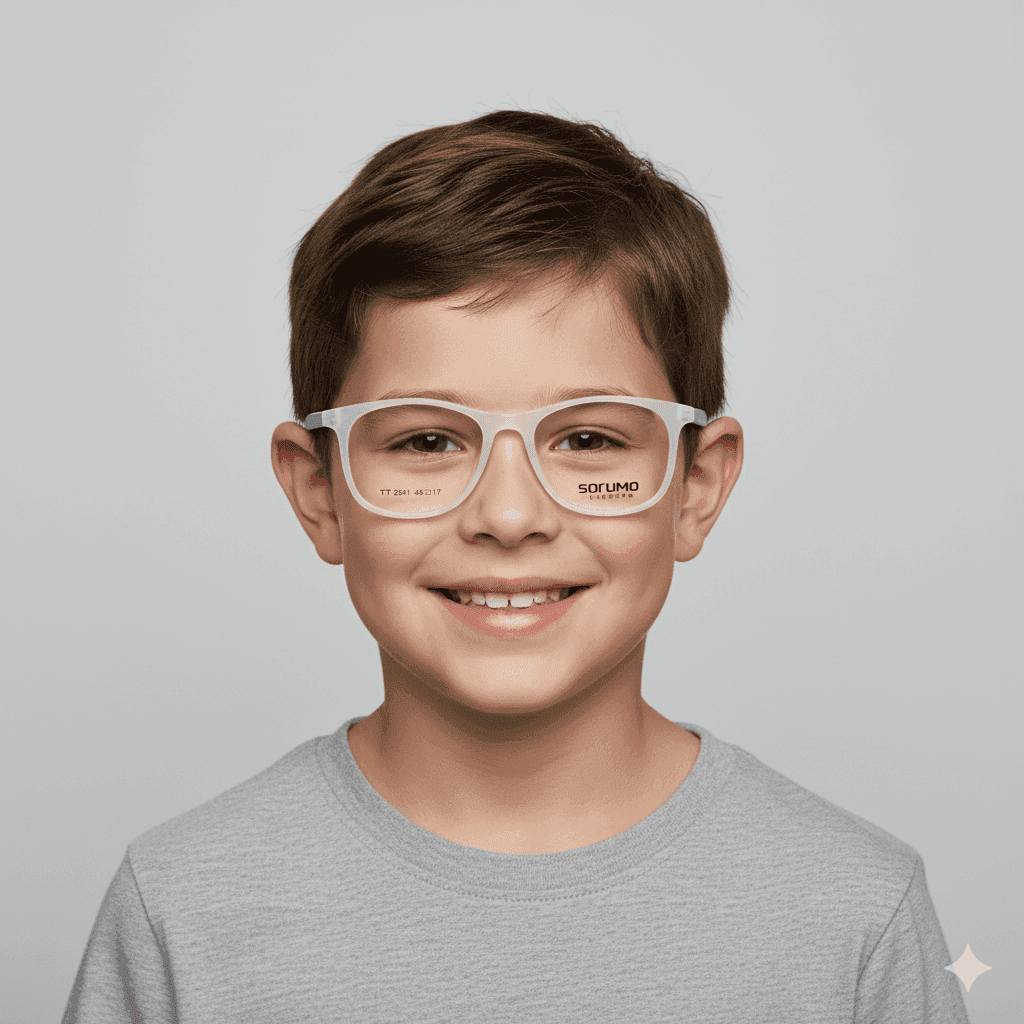 Kids’ Blue Eyeglass Frame – Lightweight & Durable Glasses for Children thumbnail 4