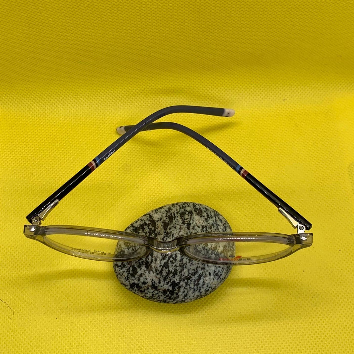 Kids’ Grey Eye-Shaped Eyeglass Frame – Lightweight & Stylish Glasses for Children thumbnail 3