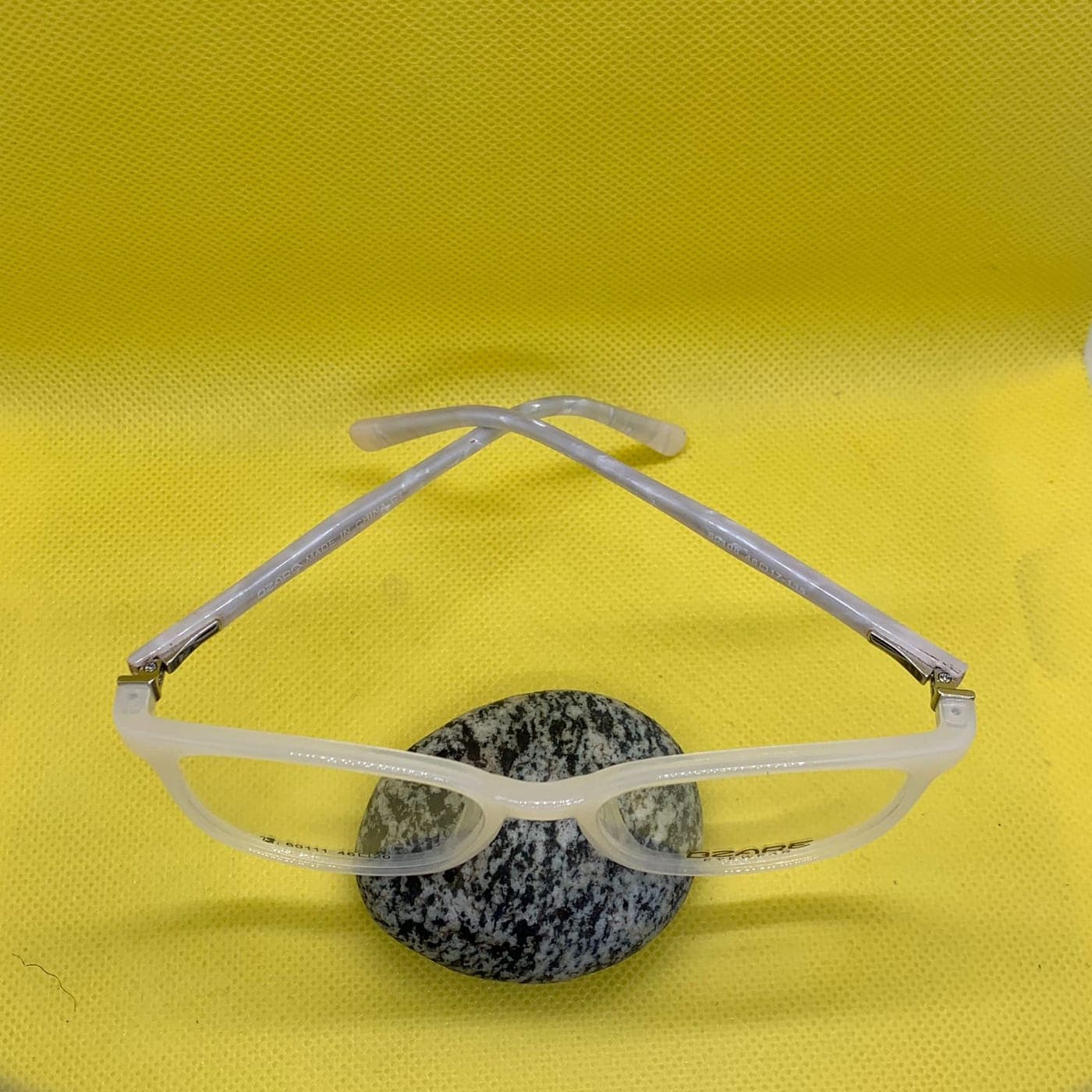 Kids’ Milky White Square Eyeglass Frame – Lightweight & Trendy Glasses for Children thumbnail 3