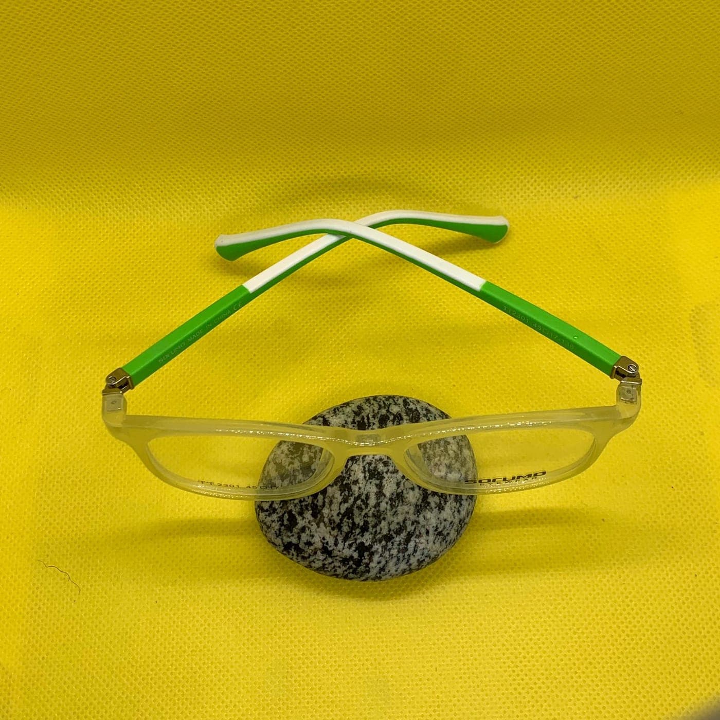 Kids’ Square Green Eyeglass Frame – Lightweight & Durable Glasses for Children thumbnail 3