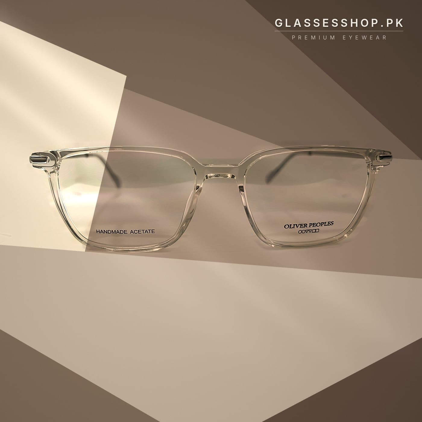 Oliver Peoples Clear Transparent Square Eyeglasses in Pakistan