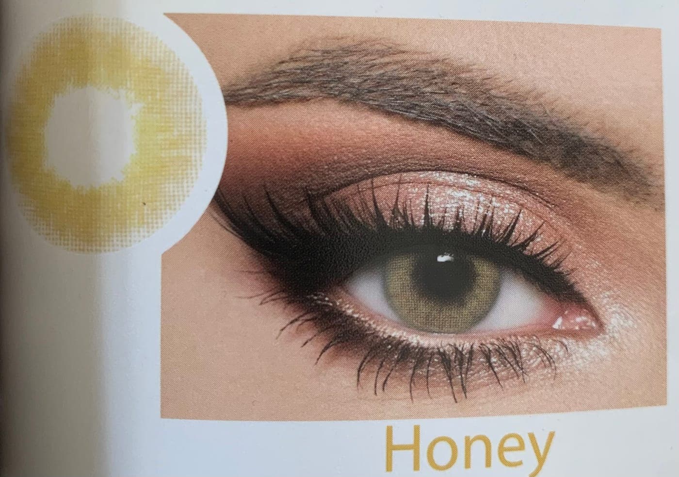 Optiano Honey Premium Lenses – Warm Golden Glow – Made in Korea thumbnail 3
