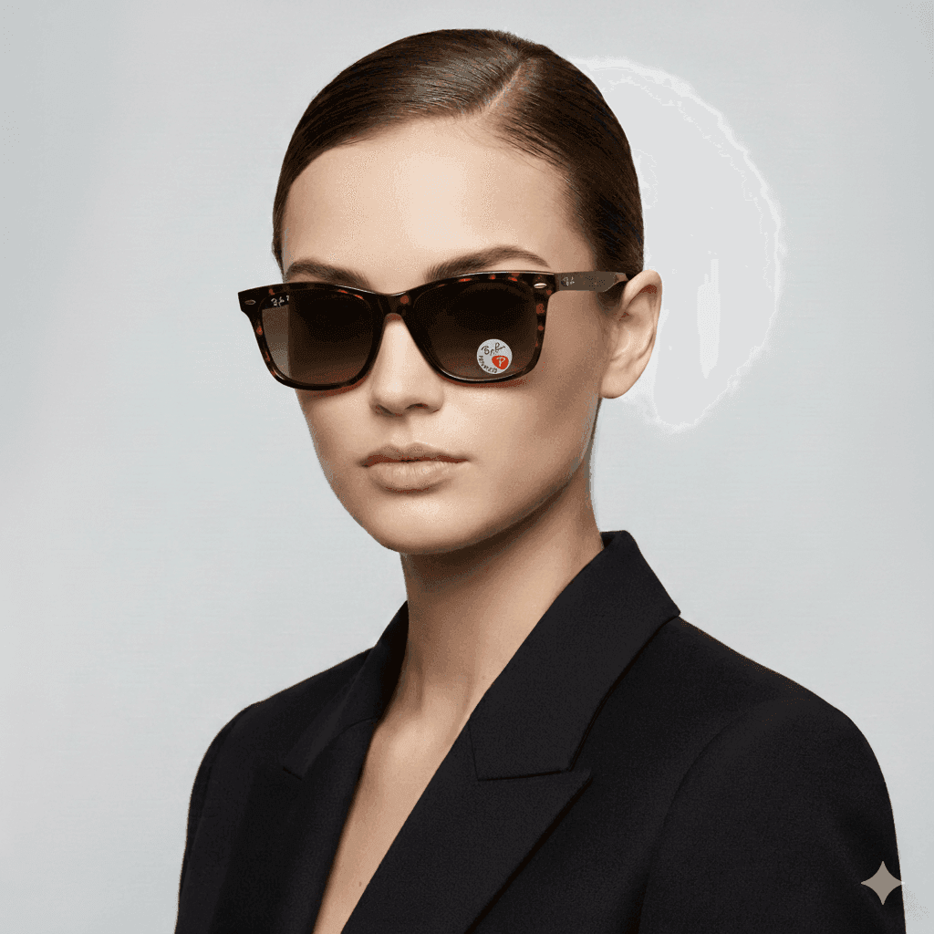 RAY-BAN PREMIUM POLORIDE SUNGLASS CHEETAH PRINT thumbnail 5