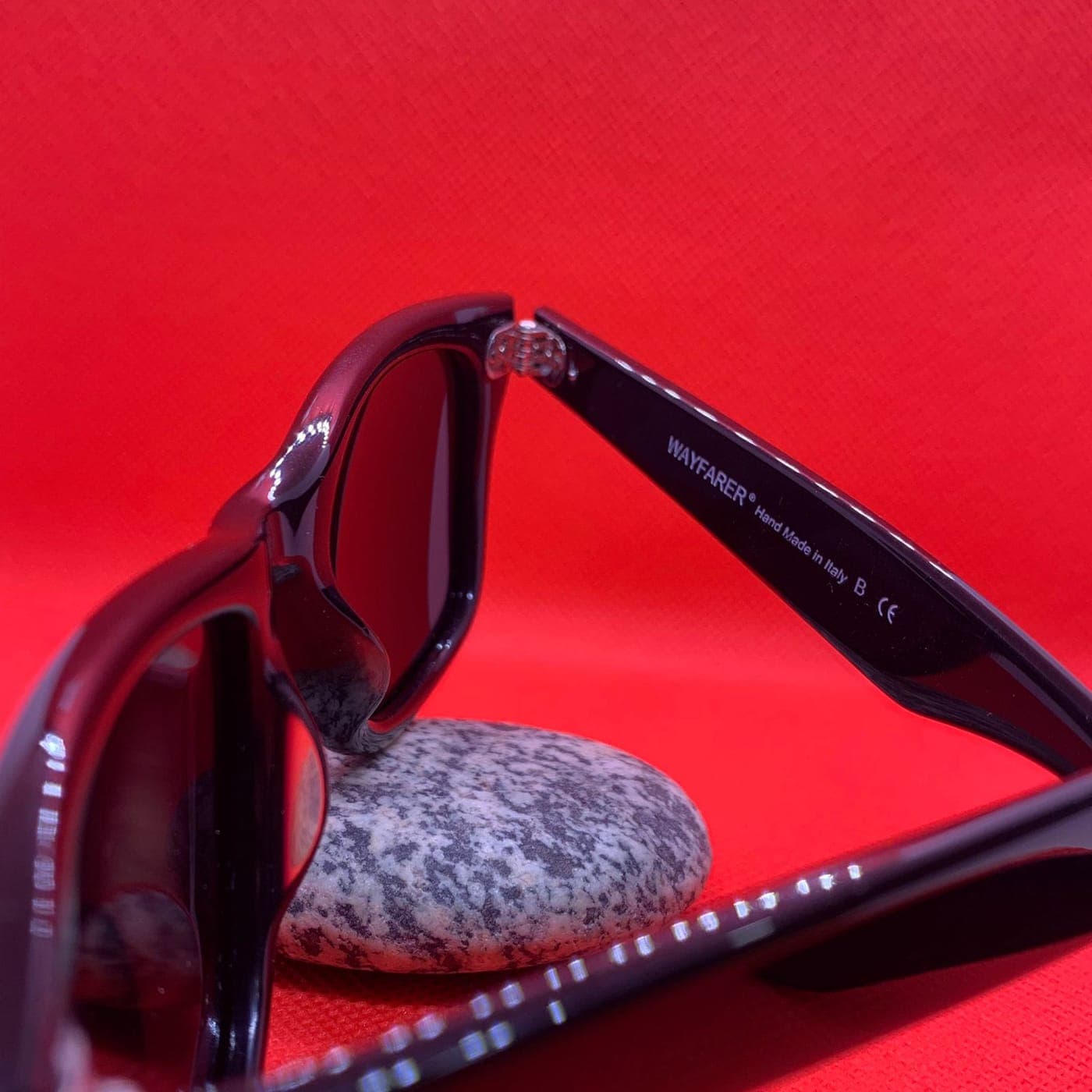 RAYBAN WAYFARER BLACK SHINE POLORIDE thumbnail 3