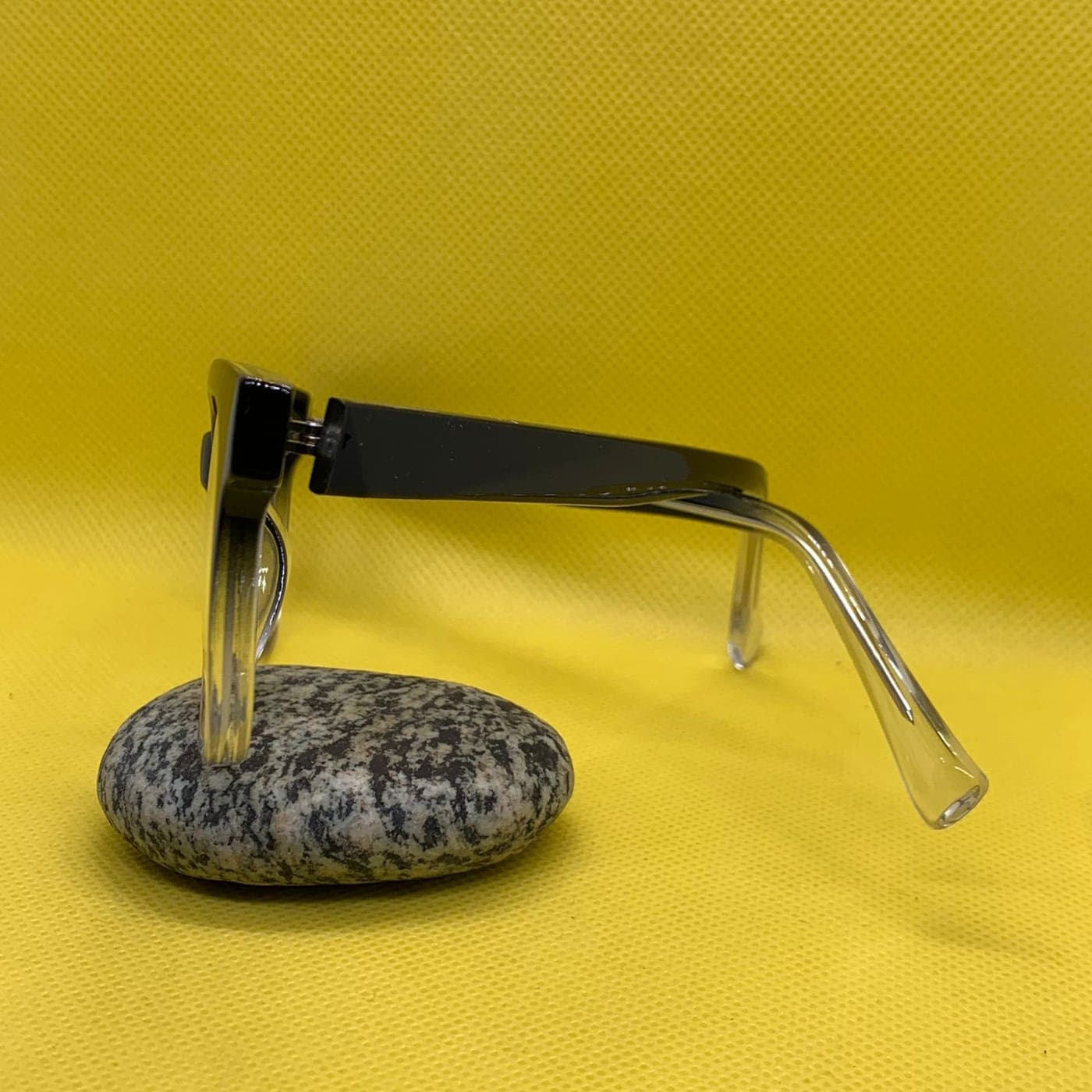 Unisex Double Shade Black Broad Frame Glasses – Bold & Durable Eyewear thumbnail 2