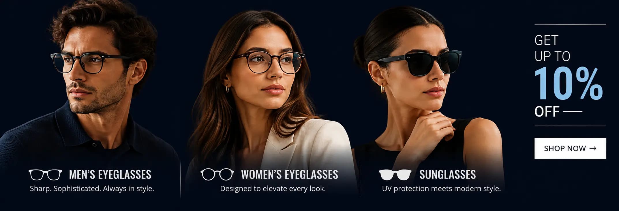Men's & Women's Eyeglasses and Sunglasses β get up to 10% off. Shop now.