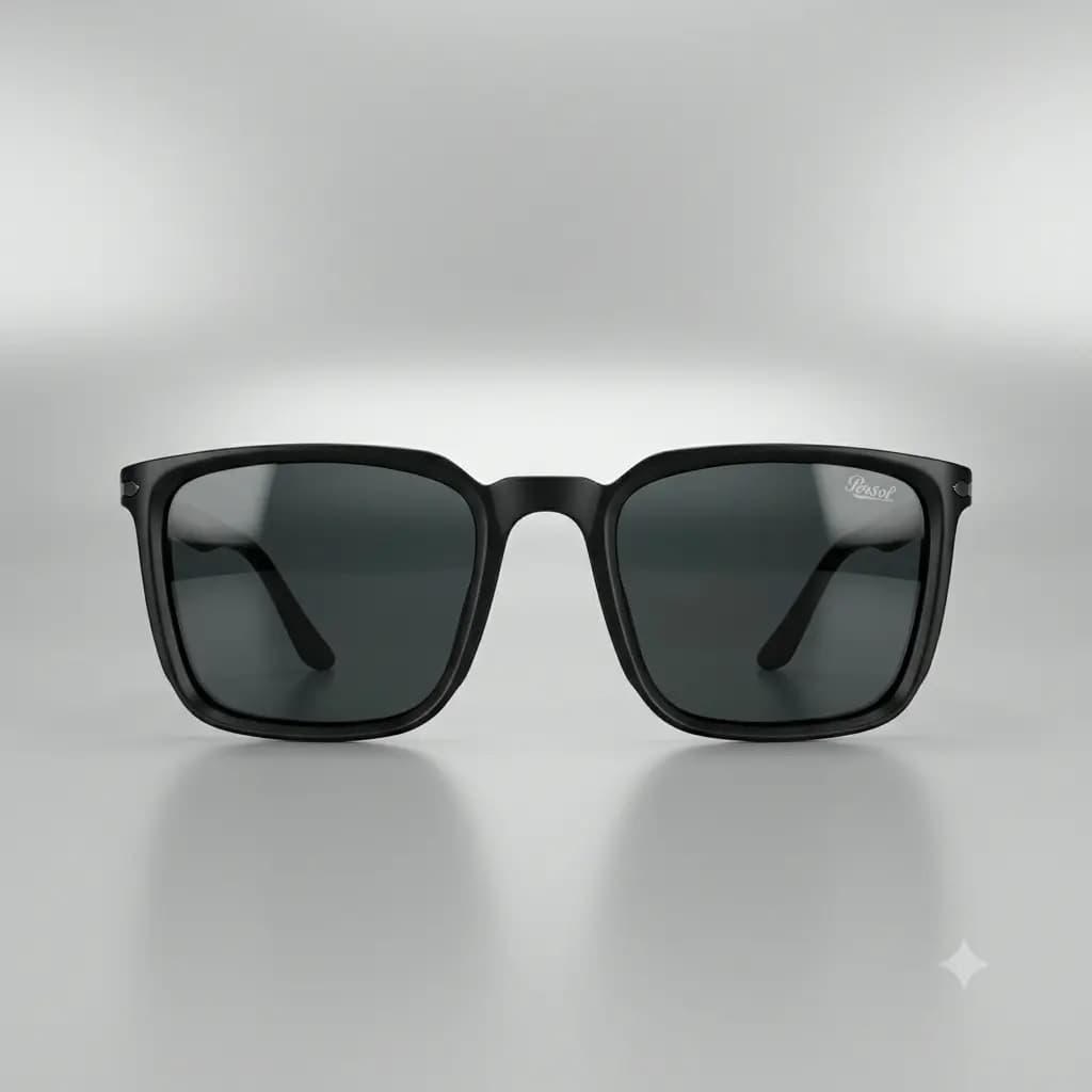 Black Square Thick Frame Sunglasses for Men & Women – Bold Street Style Shades