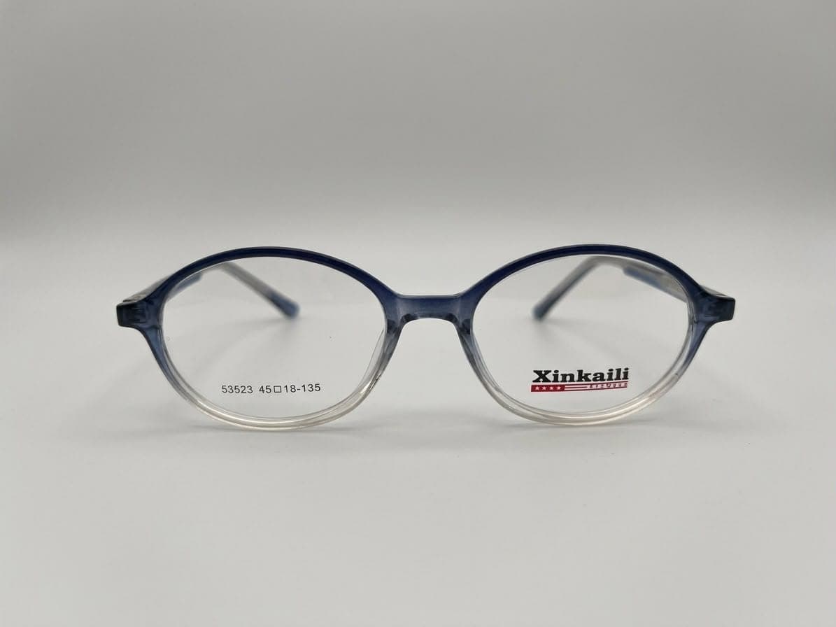 Blue Ombre Oval Kids Eyeglasses | Lenskart Hustlr Look Frames
