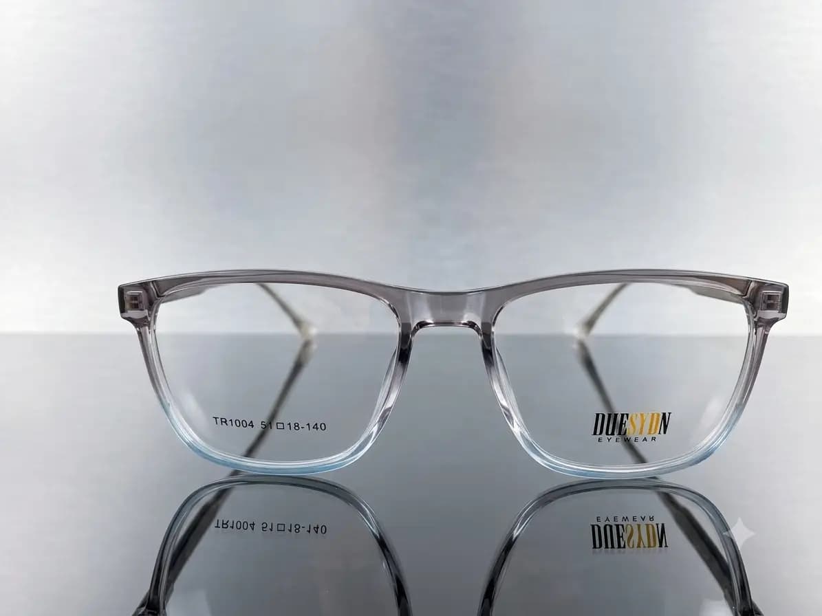 Grey Blue Gradient Square Frame Eyeglasses in Pakistan