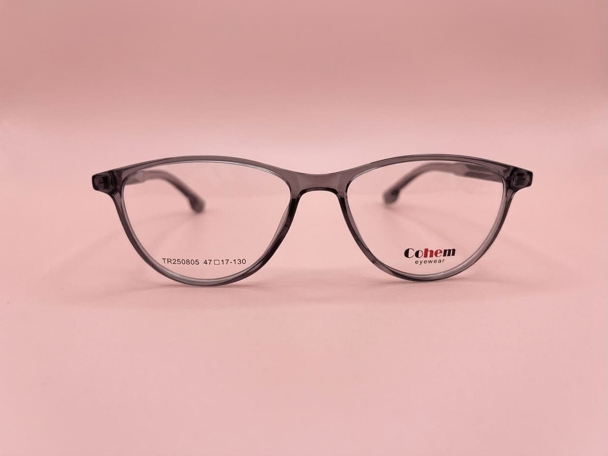 Grey Transparent Cat-Eye Kids Eyeglasses | Lenskart Hustlr Style Optical Frames