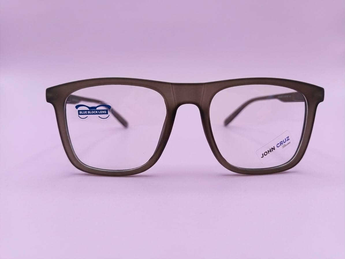 Matte Brown Square Unisex Blue-Light Glasses | Lenskart Hustlr Inspired Glasses
