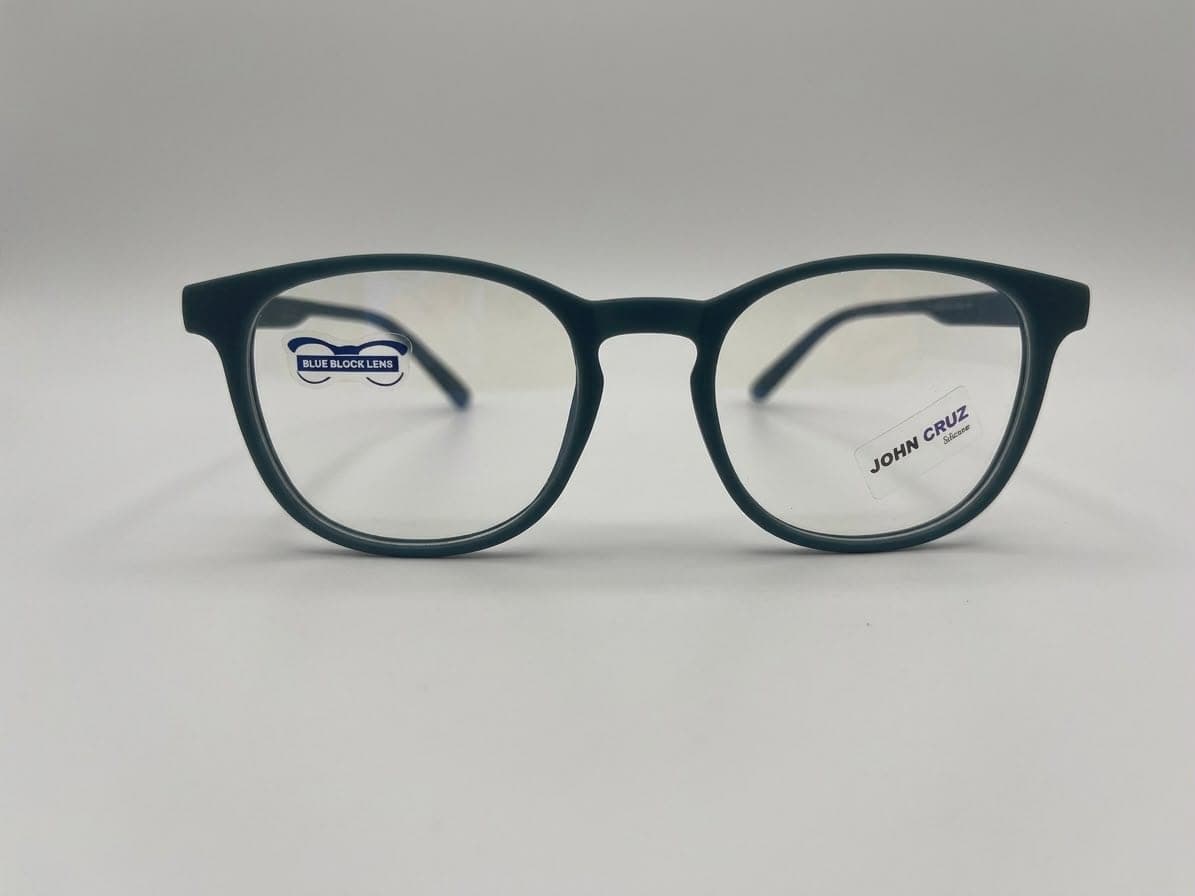 Matte Teal Round Unisex Blue-Light Glasses | Lenskart Hustlr Inspired Eyewear