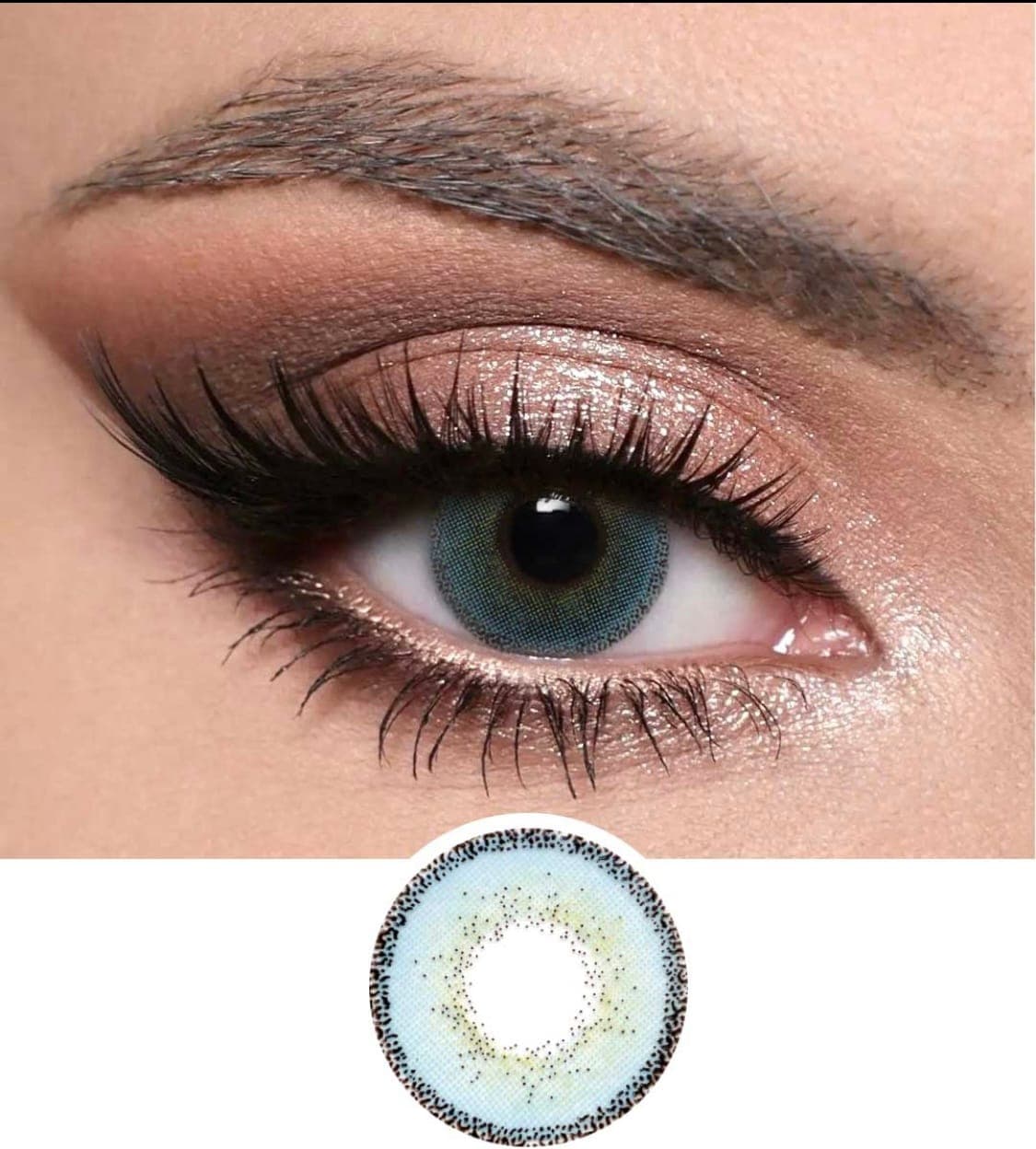 Optiano Ice Blue Premium Contact Lenses – Natural Look – Made in Korea
