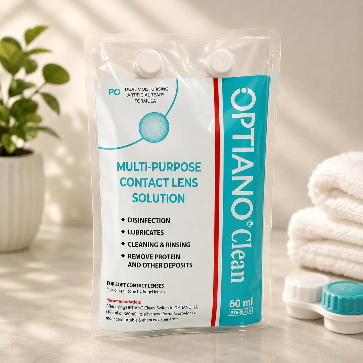 OPTIANO Multi-Purpose Contact Lens Kit 60ml