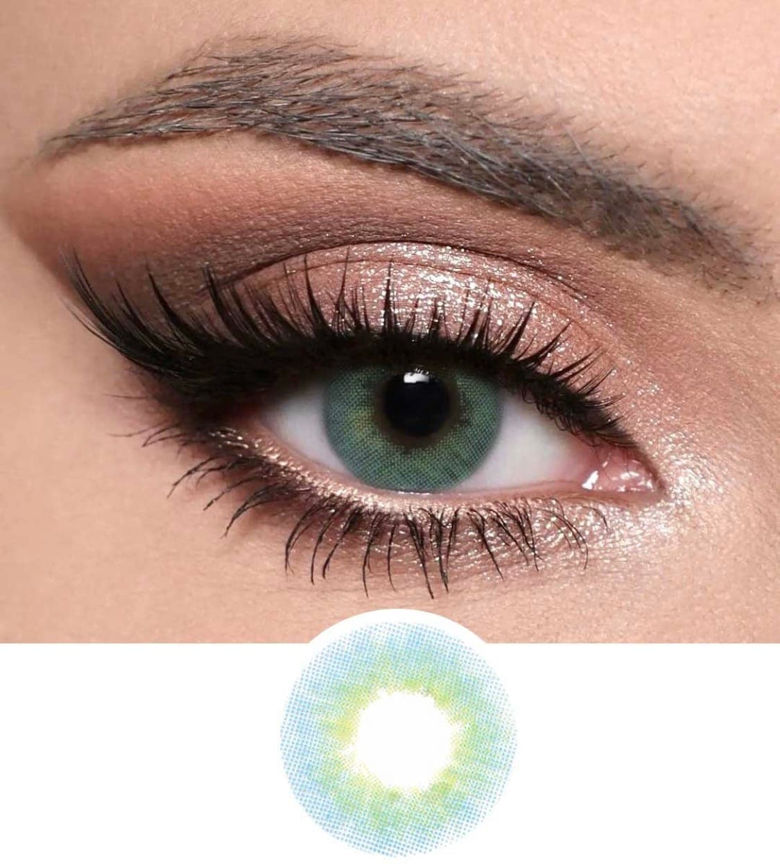 Optiano Topaz Colored Contact Lenses | 6-Month Wear | 14.2mm-14.5mm