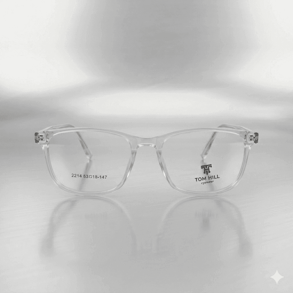 Small Transparent Rectangle Glasses – High-Quality Unisex Clear Eyewear, Petite Lightweight Rectangular Spectacles, Minimalist Fashion Frames for Small Faces