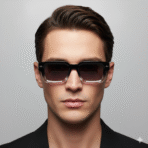 Black Square Thick Frame Sunglasses for Men & Women – Bold Street Style Shades - Image 4