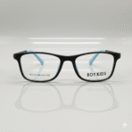 Kids’ Small Black Square Eyeglass Frame – Lightweight & Durable Glasses for Children