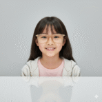 Kids’ Square Brown Eyeglass Frame – Lightweight & Durable Glasses for Children - Image 4