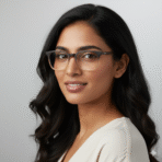 Gradient Wafer Shape Frame – Stylish Unisex Eyewear - Image 4