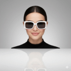 Hermes White Square Sunglasses – Luxury Designer Eyewear for  Women - Image 4