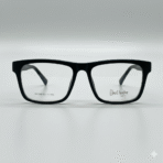 Black Matte Broad Frame Eyeglasses for Men & Women