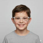 Kids’ Blue Eyeglass Frame – Lightweight & Durable Glasses for Children - Image 4