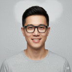 Black Matte Broad Frame Eyeglasses for Men & Women - Image 4