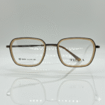 Luxury Metal Eyeglass Frame – Brown Gradient Color