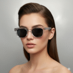 Cat Eye Transparent Sunglasses for Women – Stylish Clear Frame Shades - Image 4