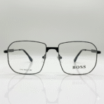 Boss Black Metal Frame Glasses with Thin Comfortable Sticks for Men
