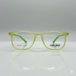Kids’ Square Green Eyeglass Frame – Lightweight & Durable Glasses for Children