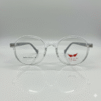 Kids’ Round Transparent Eyeglass Frame – Lightweight & Stylish Clear Glasses for Children