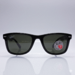 RAYBAN WAYFARER BLACK SHINE POLORIDE