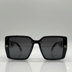 Hermes Women’s Sunglasses – Black Lenses with Designer Fancy Sticks