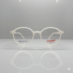 Kids’ Milky White Round Eyeglass Frame – Lightweight & Cute Glasses for Children
