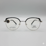 Unisex Fancy Clubmaster Optical Frame – Durable Metal Build