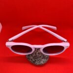 White Round Unisex Sunglasses – Retro Fashion Eyewear for Men & Women - Image 3