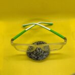 Kids’ Square Green Eyeglass Frame – Lightweight & Durable Glasses for Children - Image 3
