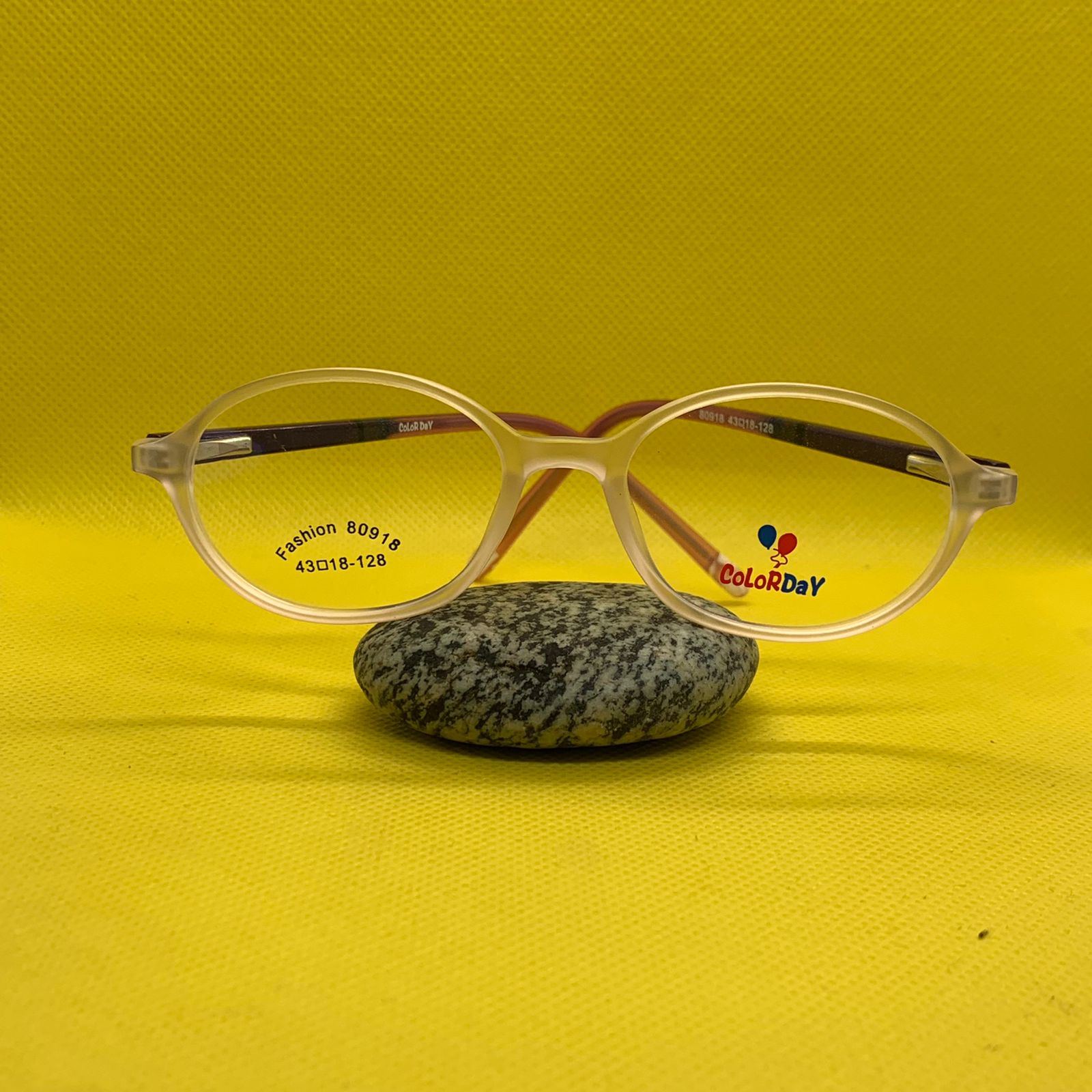 WhatsApp-Image-2025-09-25-at-12.11.30-PM.jpeg Kids’ Transparent Brown Eyeglass Frame – Lightweight Eye-Shaped Glasses for Children - Image 1