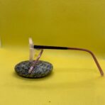 Kids’ Transparent Brown Eyeglass Frame – Lightweight Eye-Shaped Glasses for Children - Image 2